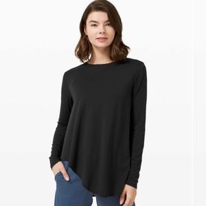 NWT LULULEMON Lifted Balance Long Sleeve L Black
